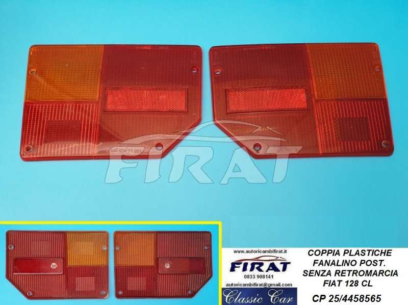 PLASTICA FANALINO FIAT 128 CL POST,DX E SX S.R.